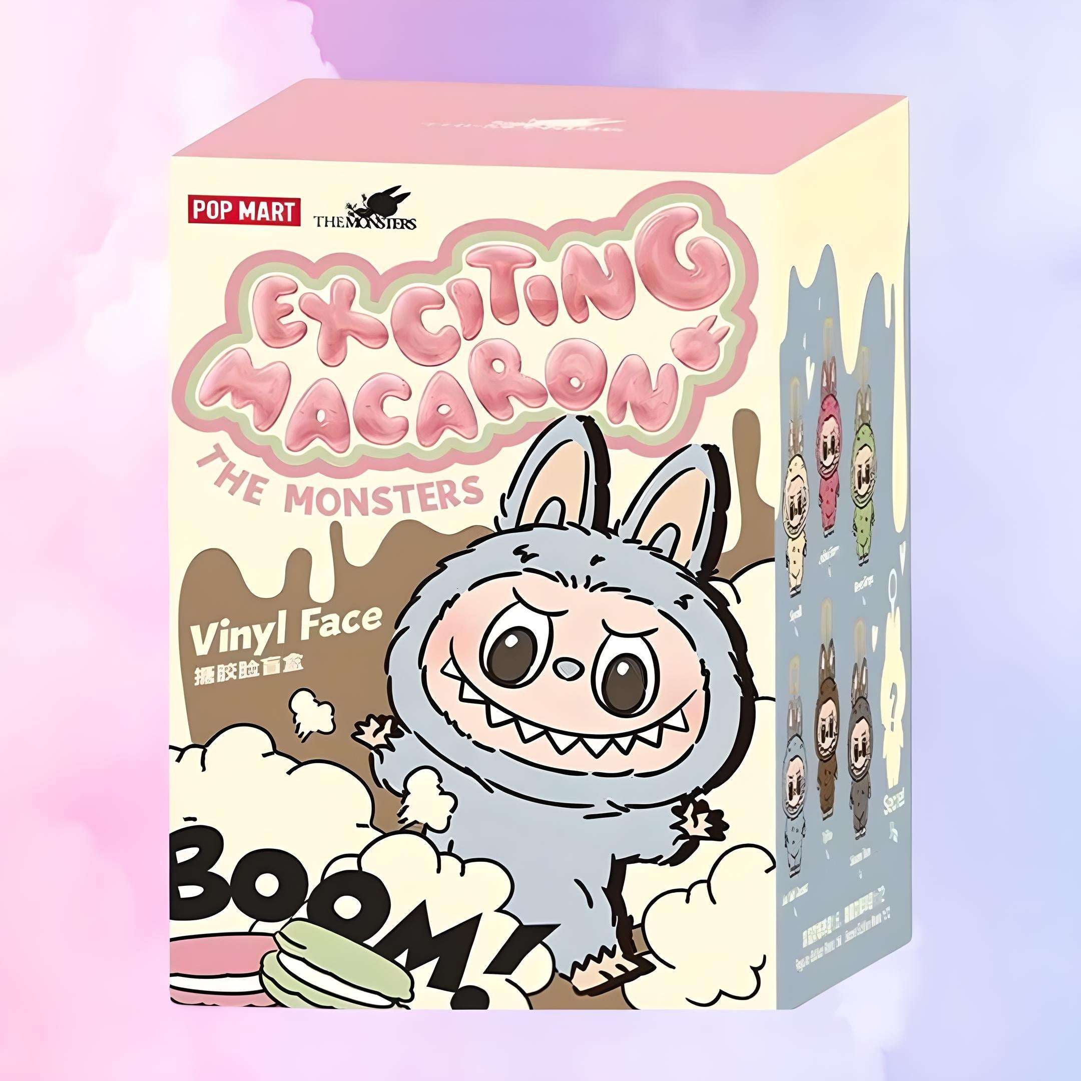 ラブブ　マカロン　THE MONSTERS Exciting Macaron POP MART THE MONSTERS Exciting Macaron Vinyl Face Blind Box