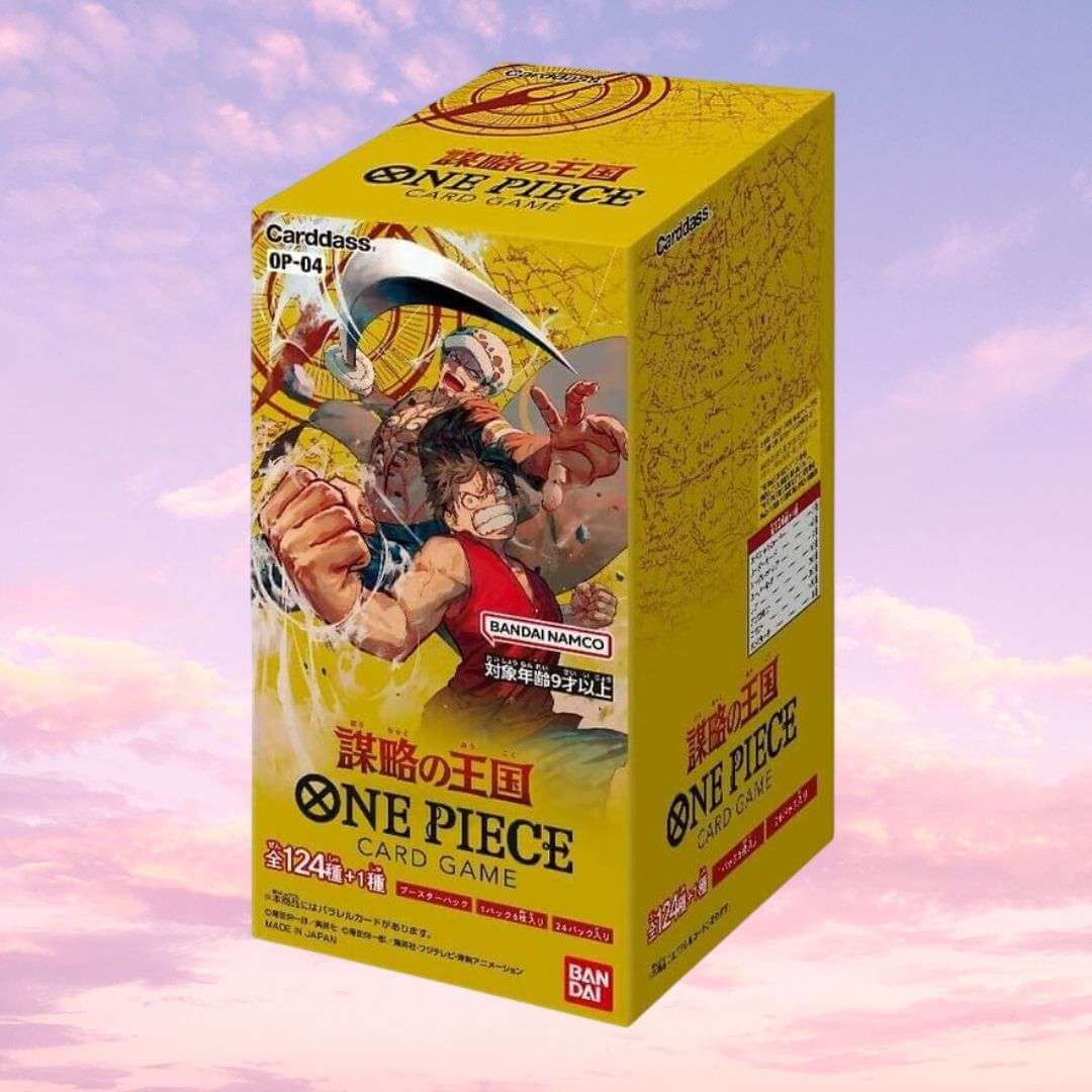 ONE Piece CardKINGDOMS of Intrigue (OP-04) Japanese Booster Box ONE Piece CardKINGDOMS of Intrigue (OP-04) Japanese Booster Box