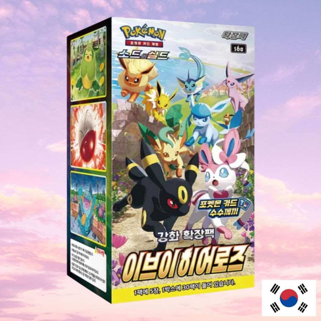 Pokemon Eevee Heroes Korean Booster Box Pokemon Eevee Heroes Korean Booster Box