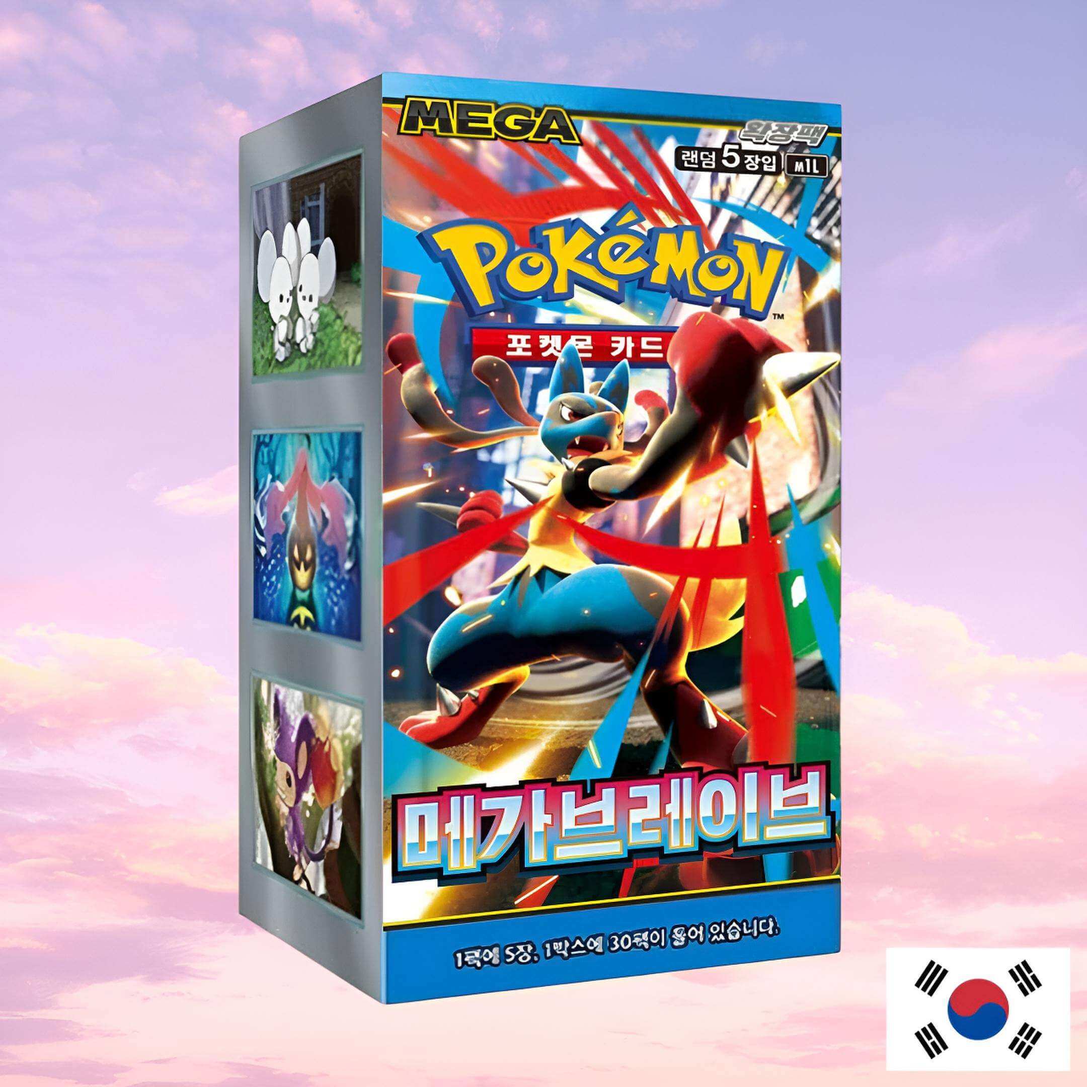 Pokemon Mega Brave Korean Booster Box Pokemon Mega Brave Korean Booster Box