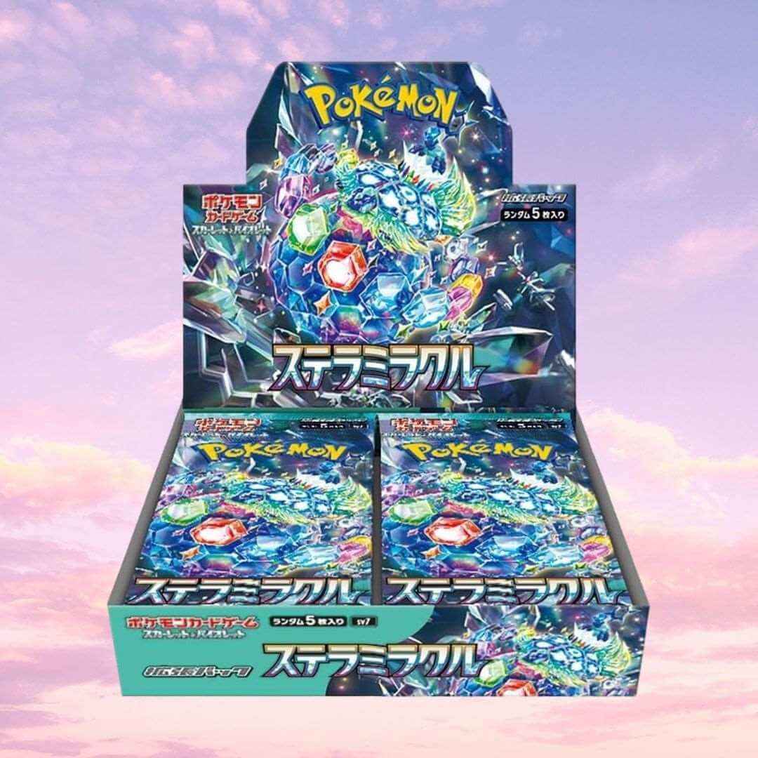 japanese stellar miracle booster box Pokemon Card Stellar Miracle Booster Box sv7 Japanese NEW w/shrink Sealed
