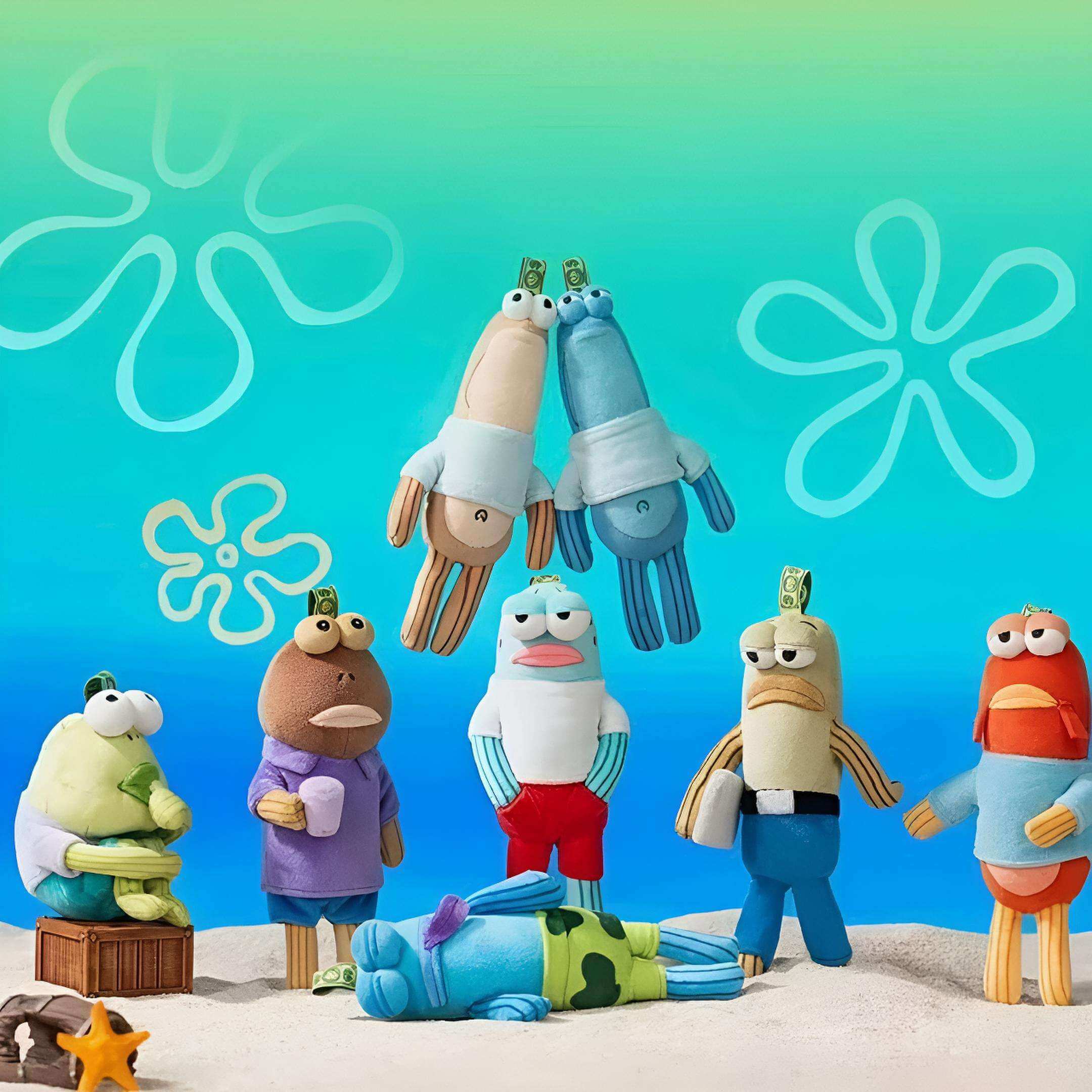 Bikini Bottom Buddies – Plush Blind Box - Keef's Cards