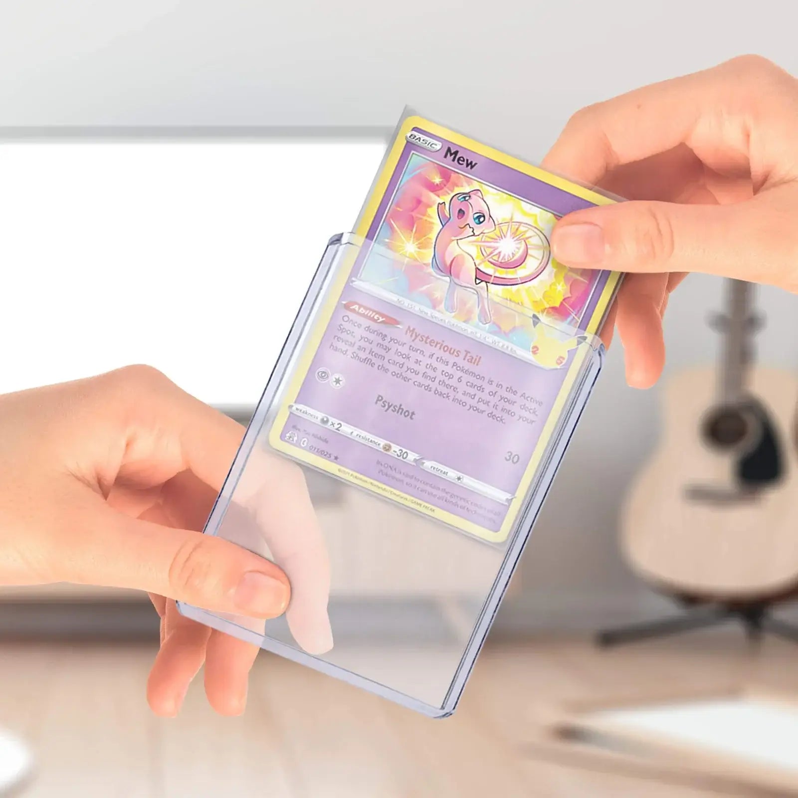 EVORETRO Top Loaders & Sleeves - Pack of 100 Toploaders 35PT & 100 Sleeves