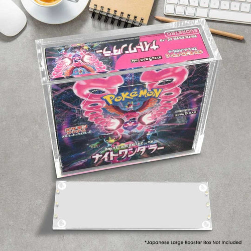 EVORETRO Acrylic Case Magnetic Display Japanese Large Booster Box - Keef's Cards