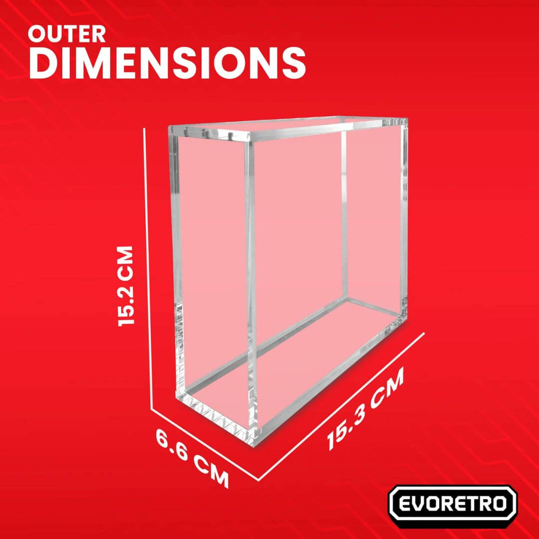 EVORETRO Acrylic Case Magnetic Display Japanese Large Booster Box - Keef's Cards