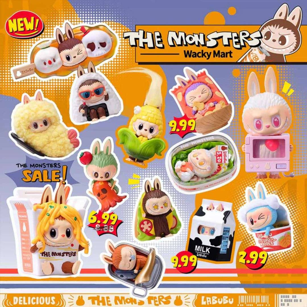 Labubu The Monsters Wacky Mart Series Blind Box