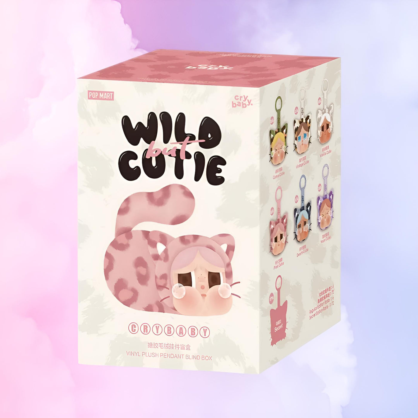 Popmart CryBaby - Wild But Cutie Plush Charm Blind Box