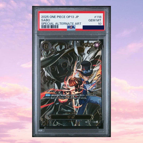 One Piece Sabo OP07-118 Special Alt Art Japanese PSA 10 – Keef's Cards