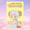 One Piece Chopper comic book and promo card featuring Chopper character design.