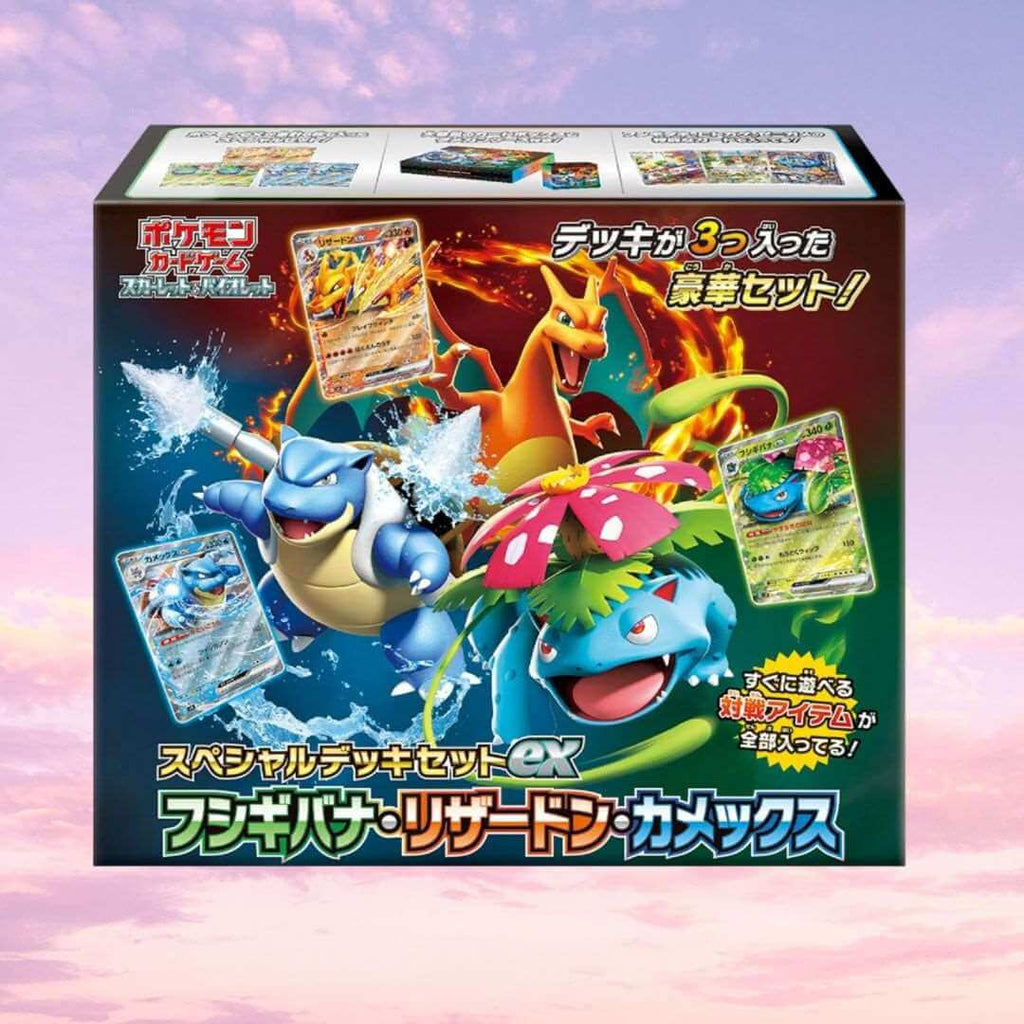 Pokemon Card Game Scarlet & Violet Special Deck Set: Ex Fushigibana Charizard Blastoise - Keef's Cards