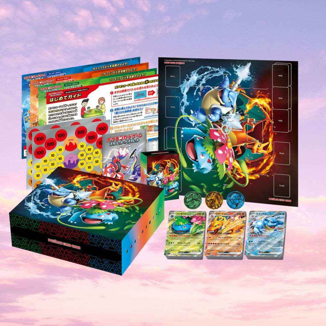 pokemon card game scarlet & violet special deck set Pokemon Card Game Scarlet & Violet Special Deck Set: Ex Fushigibana Charizard Blastoise