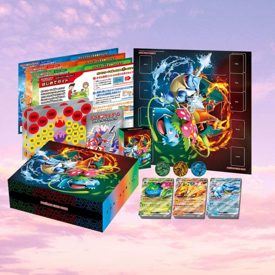 Pokemon Card Game Scarlet & Violet Special Deck Set: Ex Fushigibana Charizard Blastoise - Keef's Cards