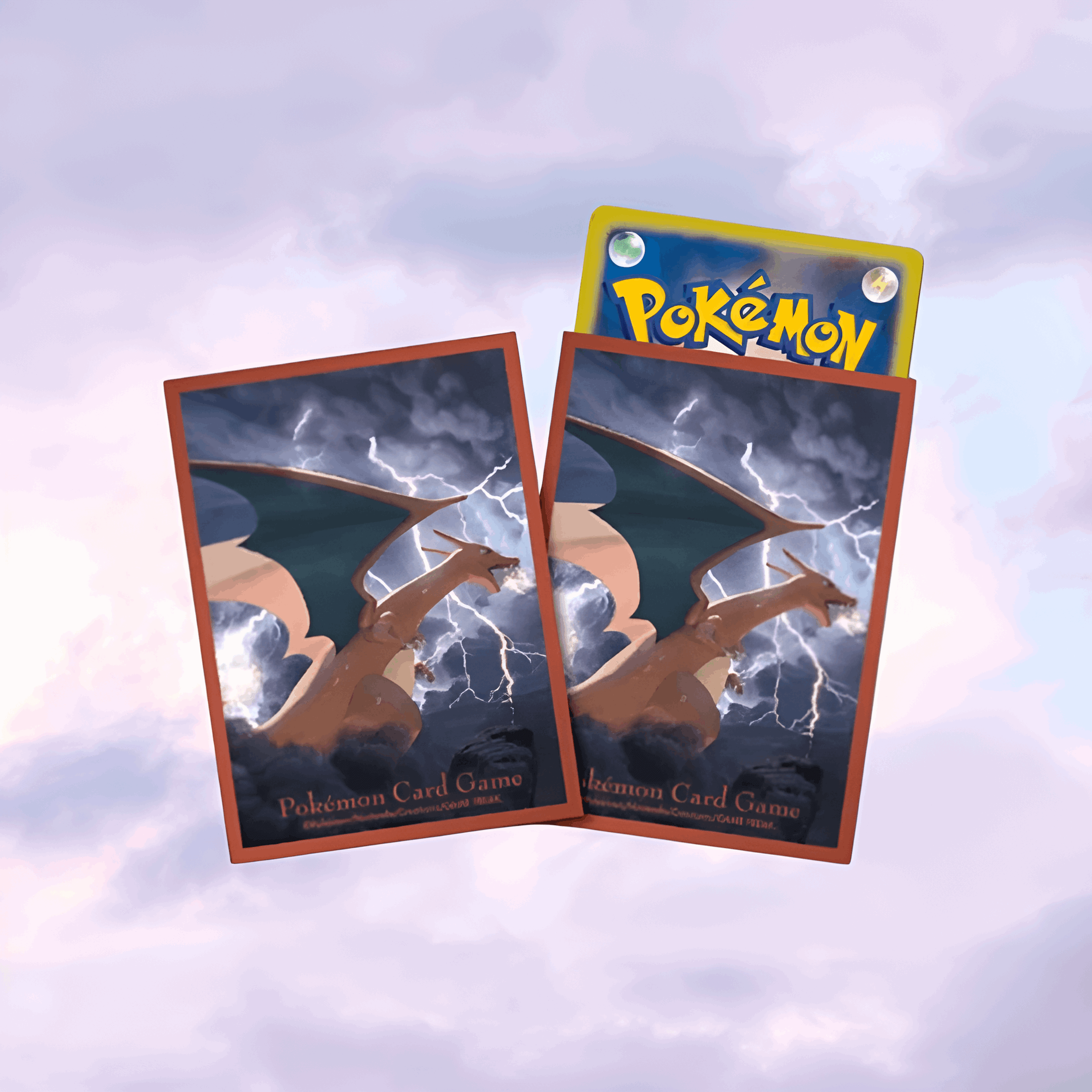 Pokemon Center Original TCG Deck Sleeves Dark Fight Charizard - Keef's Cards