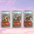 Pokemon Charizard Charmeleon Charmander Pokekyun Sequential Set Japanese PSA 10 - Keef's Cards