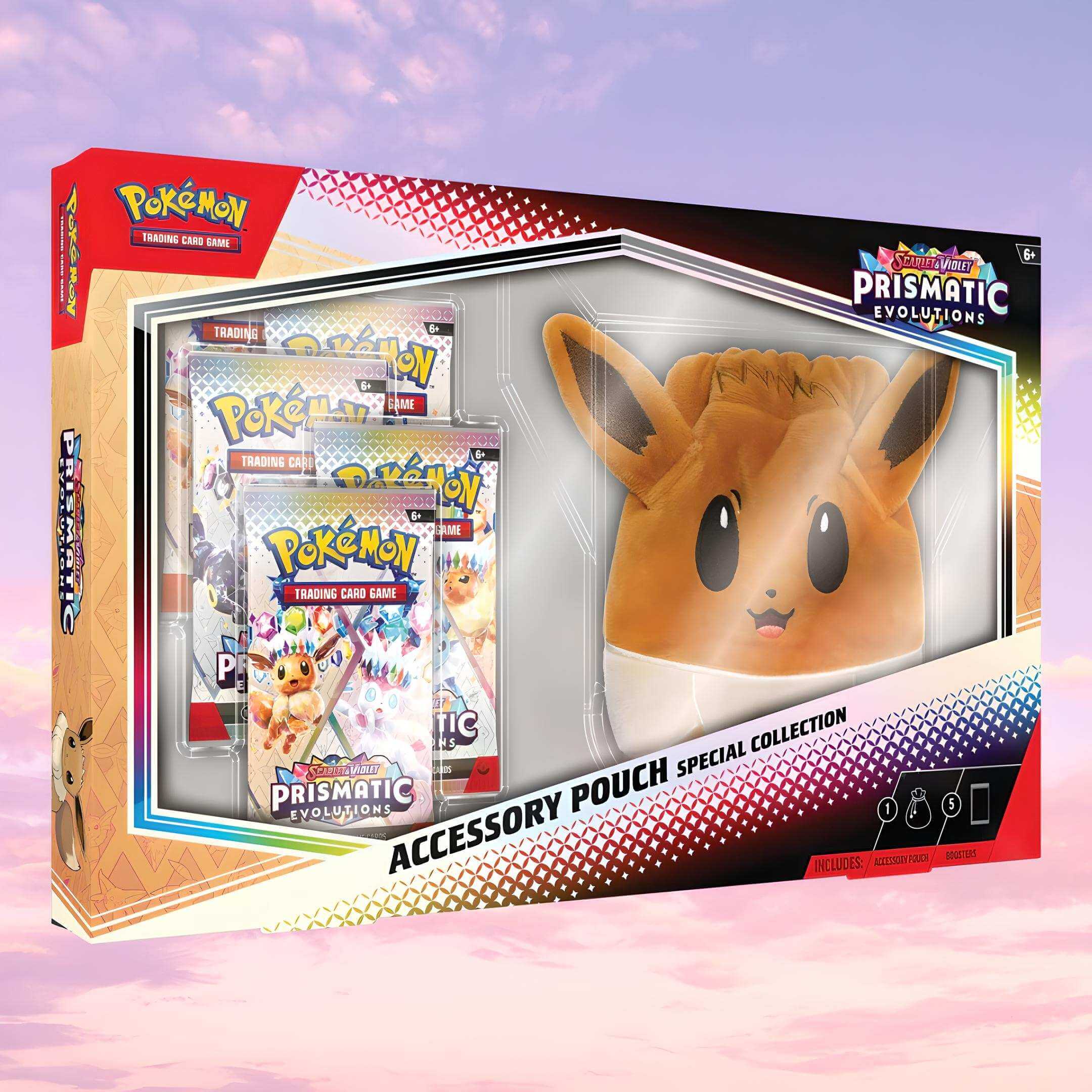 Pokemon SV8.5 Prismatic Evolutions Special Collection Accessory Pouch - Keef's Cards