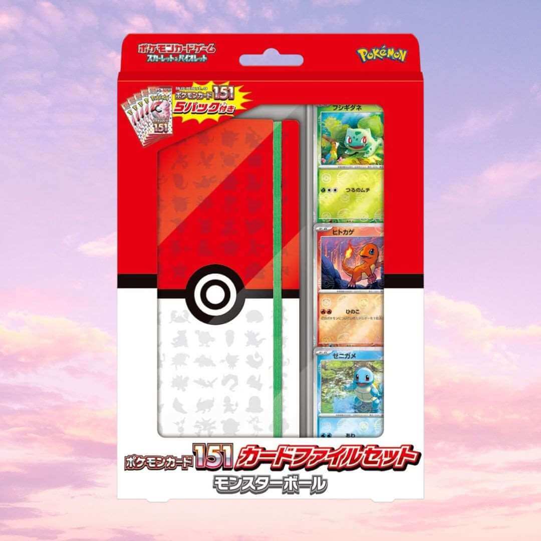 Pokemon Scarlet Violet 151 Card File Set Monster Ball Japanese - Keef's Cards