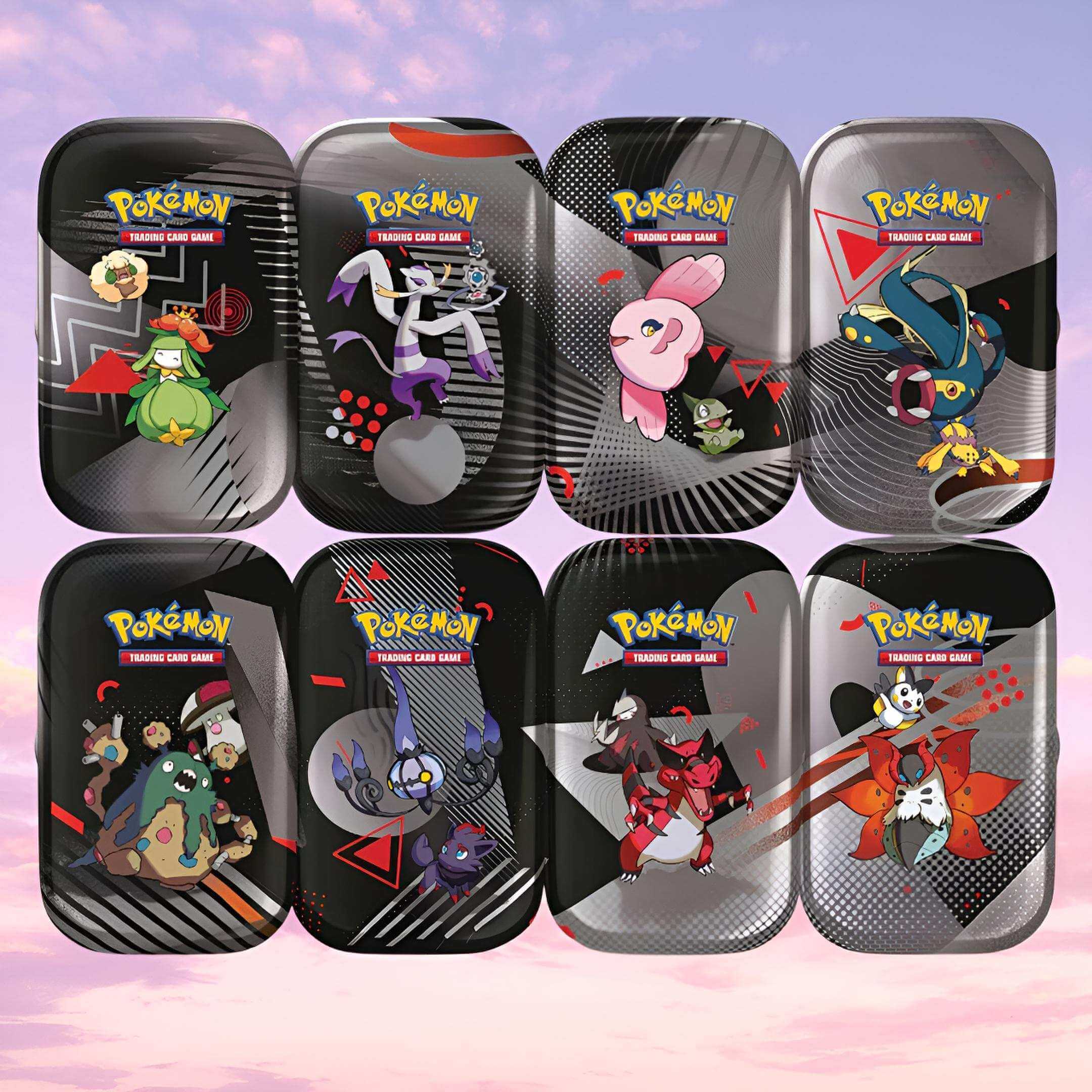 Pokemon TCG: Scarlet & Violet - Unova Mini Tin Display - 8 Tins - Keef's Cards
