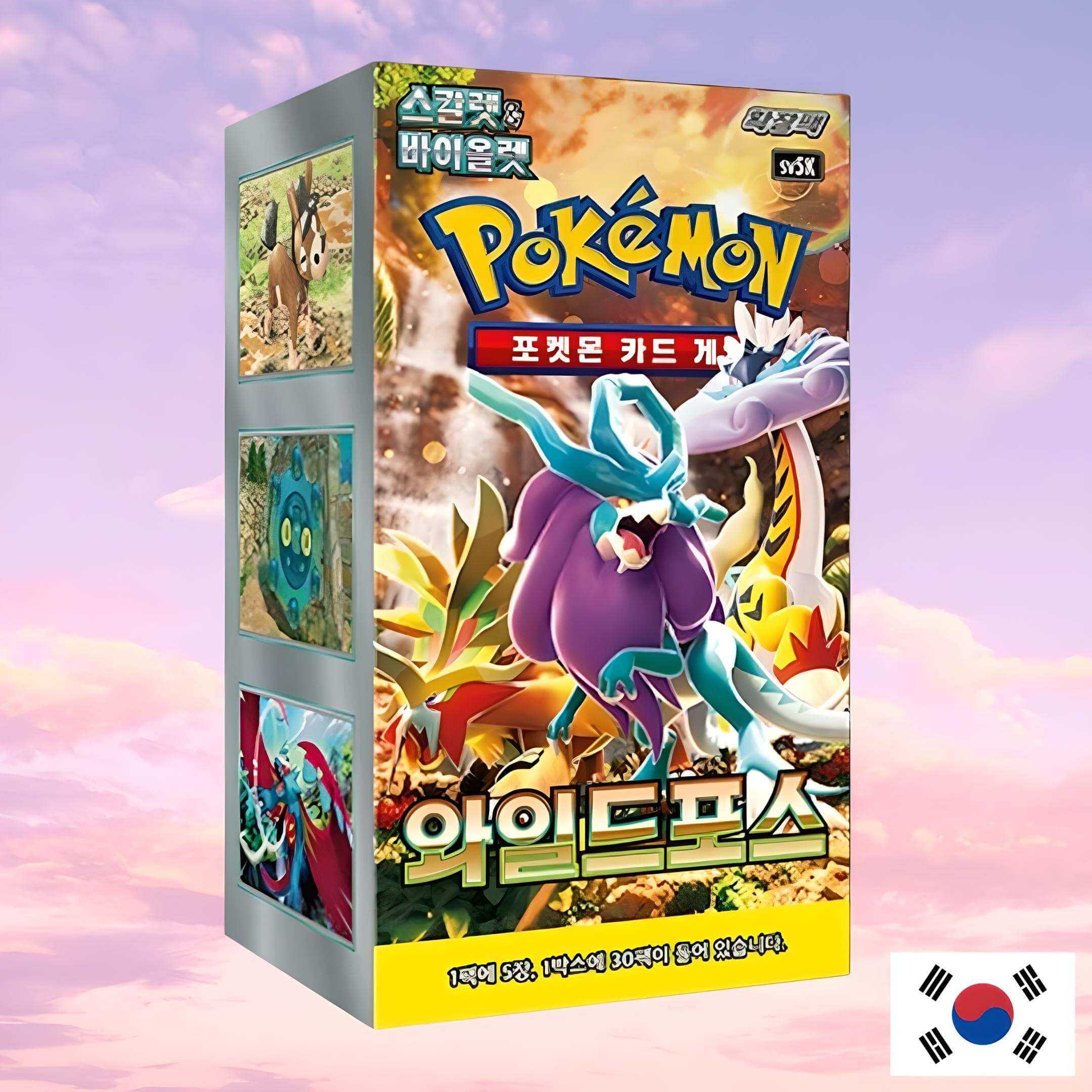 Pokemon Wild Force Korean Booster Box Pokemon Wild Force Korean Booster Box