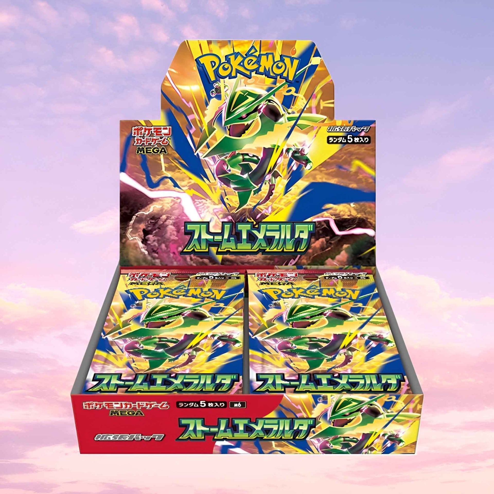 Pokemon Card Game MEGA Booster Pack Storm Emeralda BOX M6