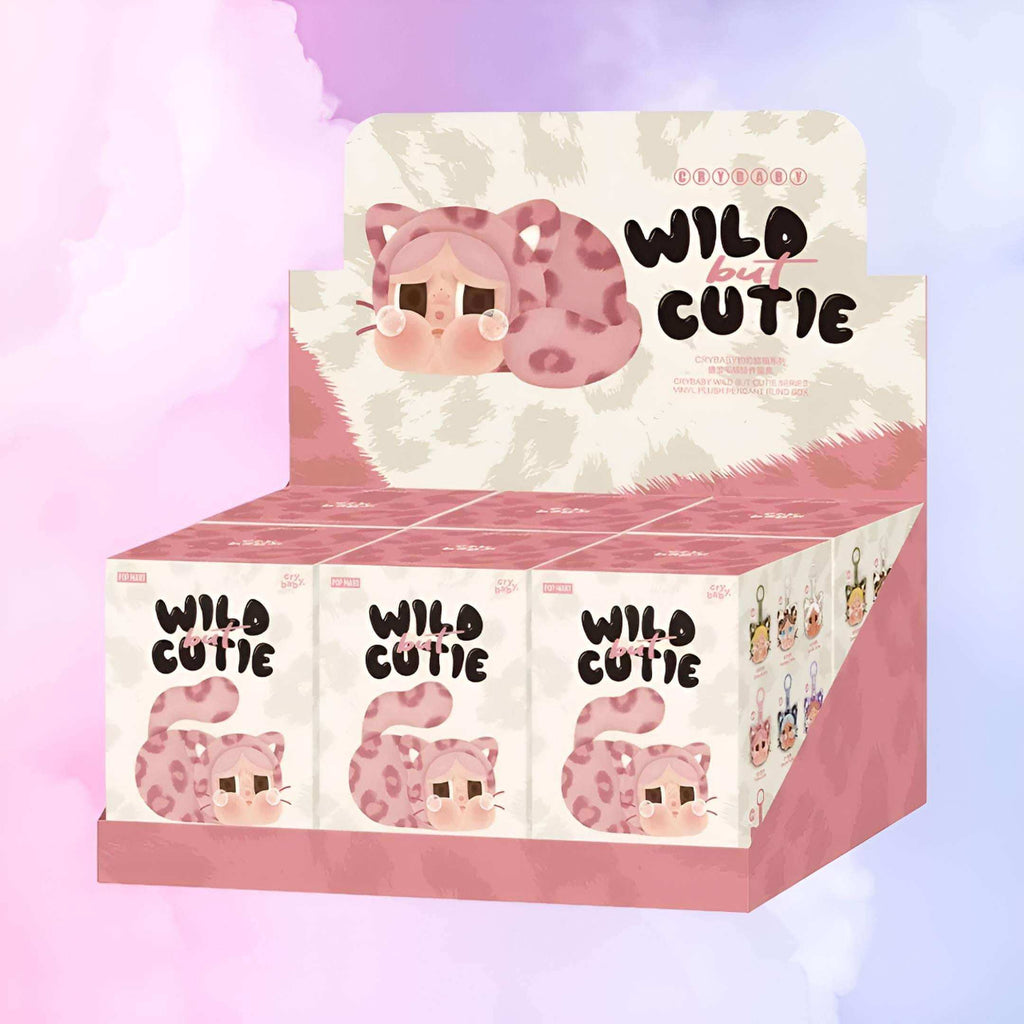Popmart CryBaby - Wild But Cutie Plush Charm Blind Box - Keef's Cards