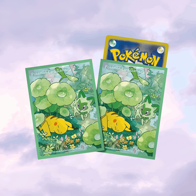 Pokemon Center Original TCG Deck Sleeves Pikachu & Sprigatito