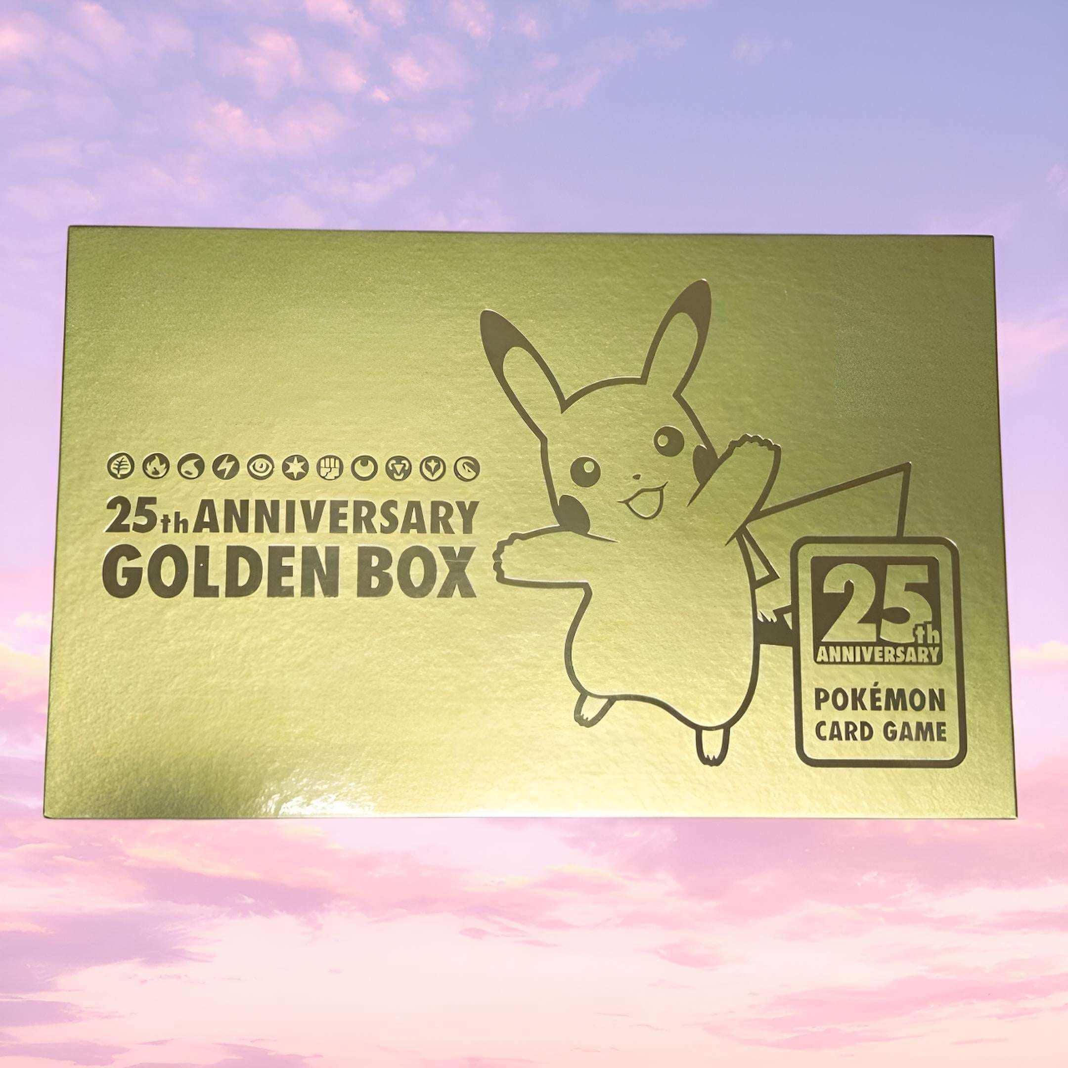 25th anniversary GOLDEN BOX　 Pokemon Card 25th Anniversary Golden Box Celebration Japan Limited