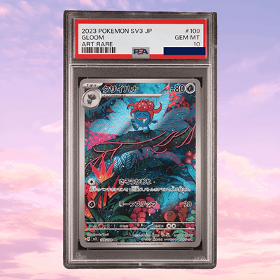 Pokemon Gloom #109 AR SV3 Ruler Of The Black Flame Japanese PSA 10