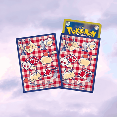 Pokemon Center Original TCG Deck Sleeves Pikachu Cherry Sundae Diner