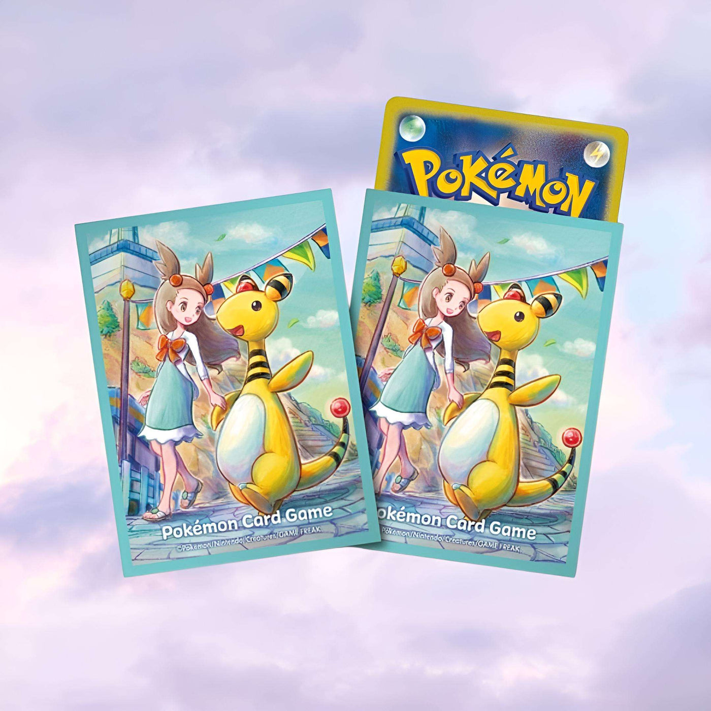 Pokemon Center Original TCG Deck Sleeves Jasmine Ampharos