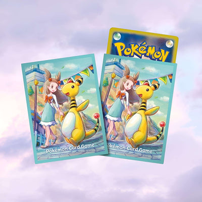 Pokemon Center Original TCG Deck Sleeves Jasmine Ampharos