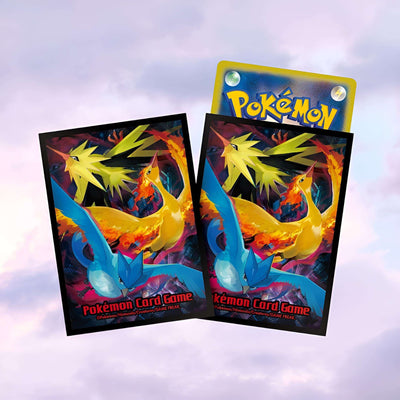 Pokemon Center Original TCG Deck Sleeves Moltres Zapdos Articuno