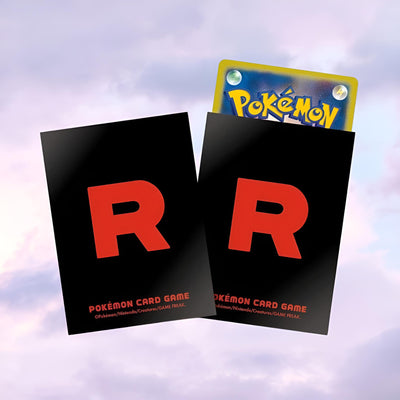 Pokemon Center Original TCG Deck Sleeves Team Rocket Card Sleeves Pro