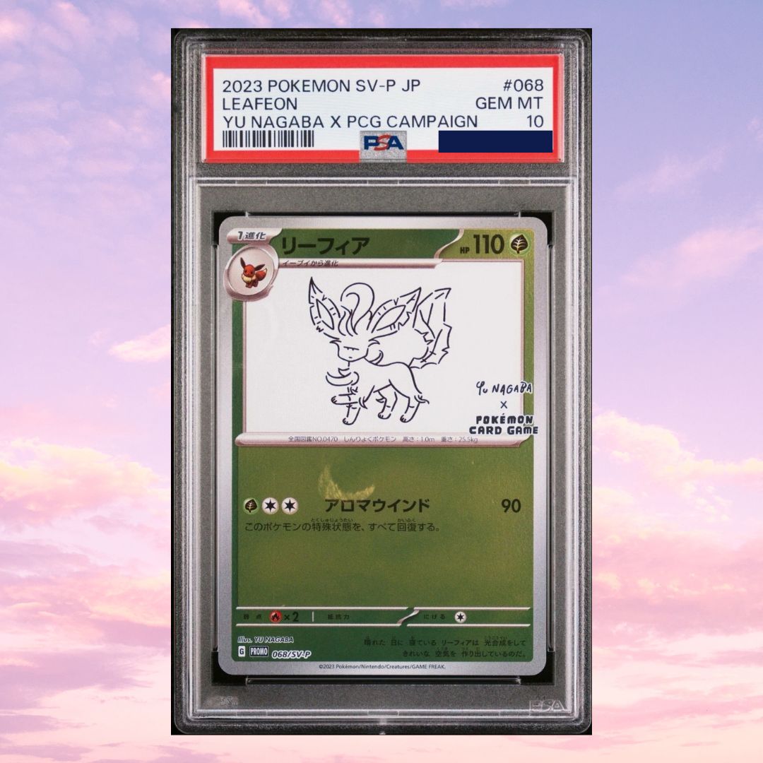 Pokemon Leafeon #68 SV-P Yu Nagaba Eevee’s Japanese PSA 10