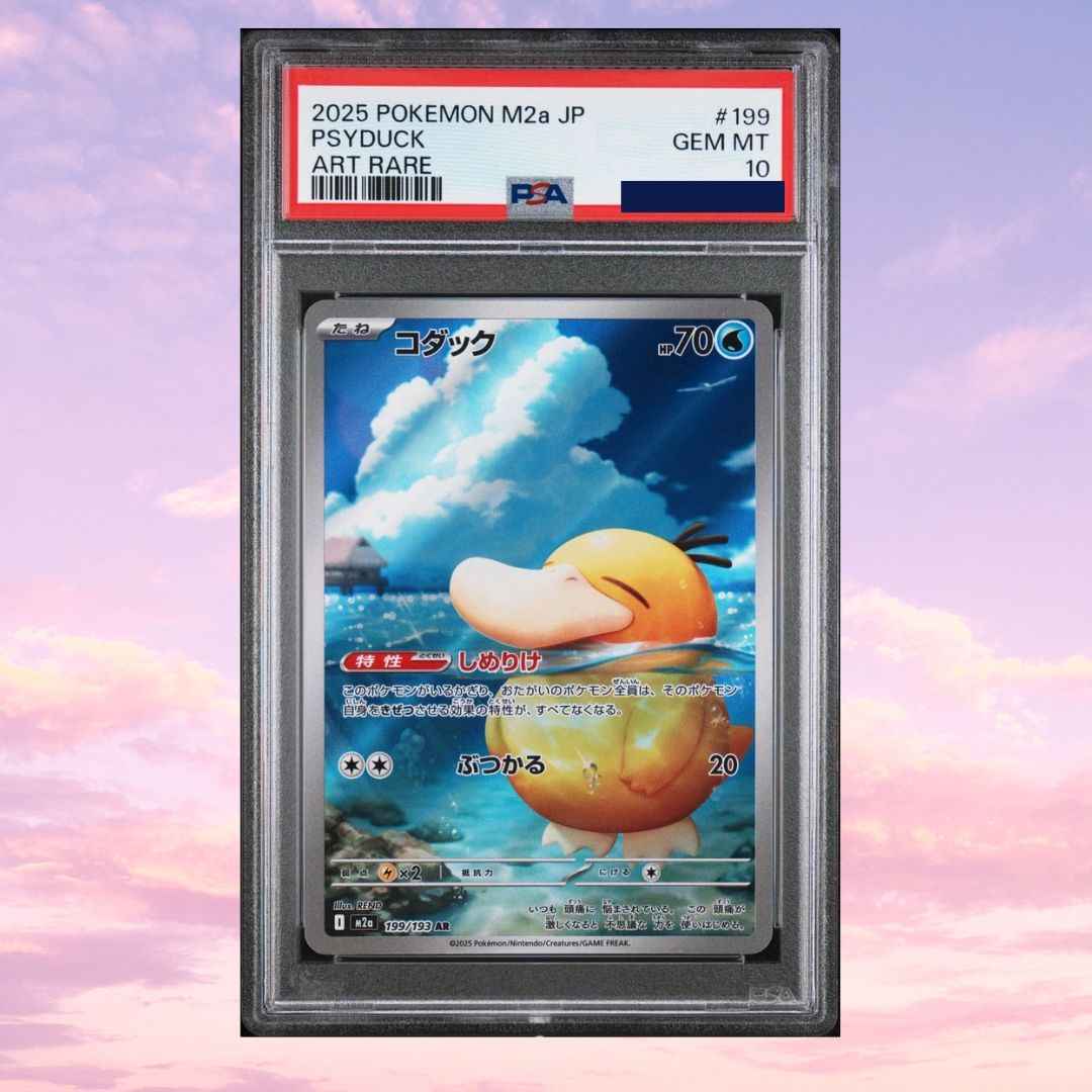 Pokemon Psyduck 199/193 Mega Dream ex Japanese PSA 10 – Keef's Cards