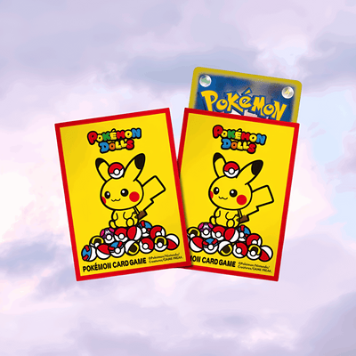 Pokemon Center Original TCG Deck Sleeves Pikachu Pokemon Dolls