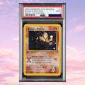 Pokemon Blaine's Moltres Holo 1st Edition 001/132 Gym Heroes PSA 09